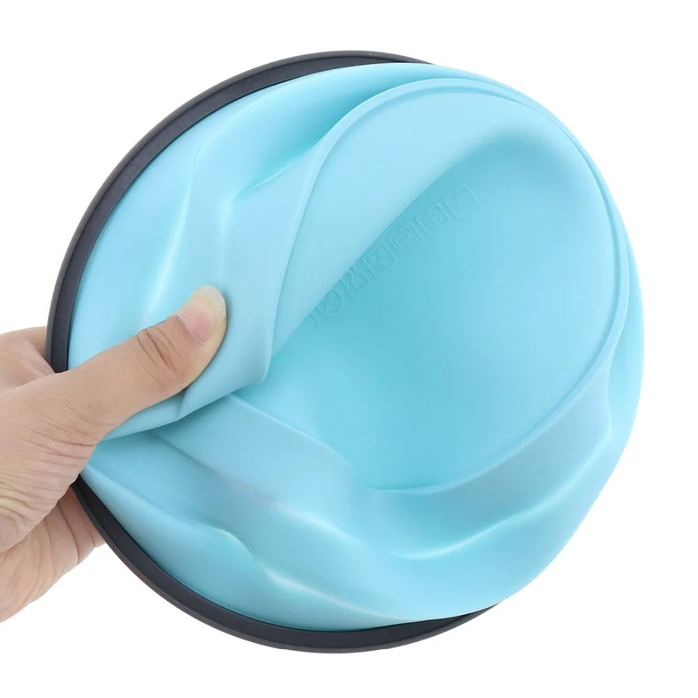 Lancheira dobrável redonda de silicone