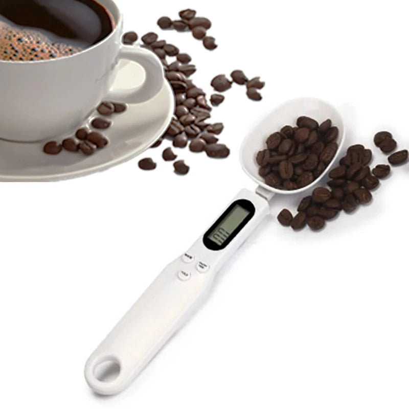 Balança de cozinha digital portátil com visor LCD