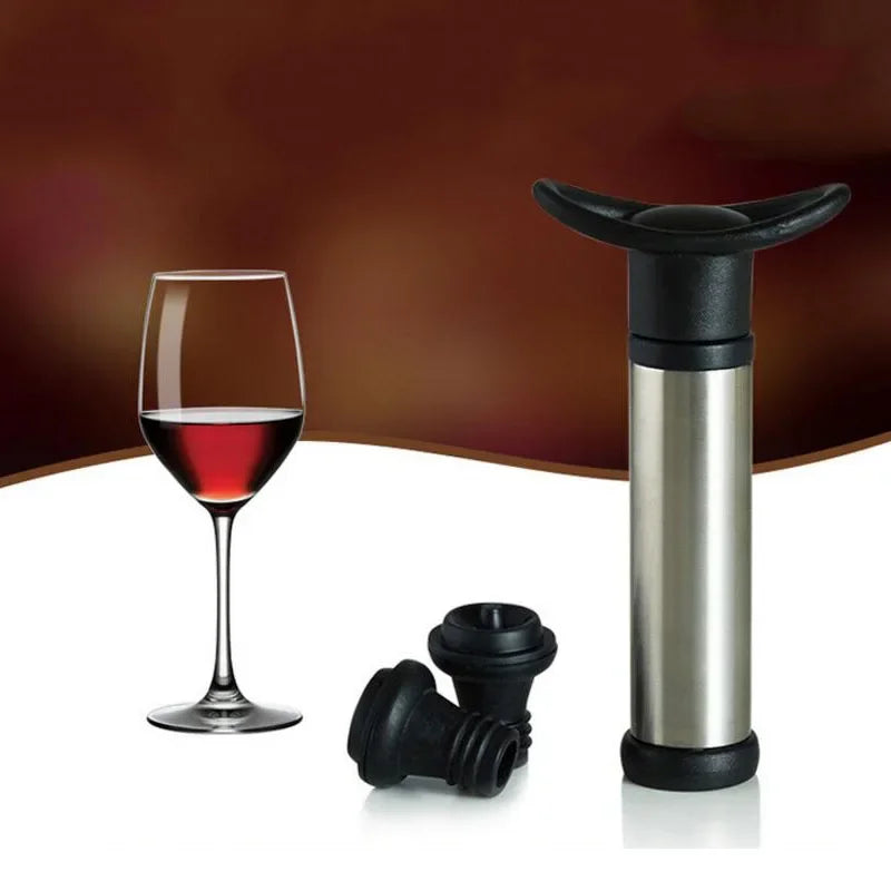 Rolha de vinho com bomba de vácuo